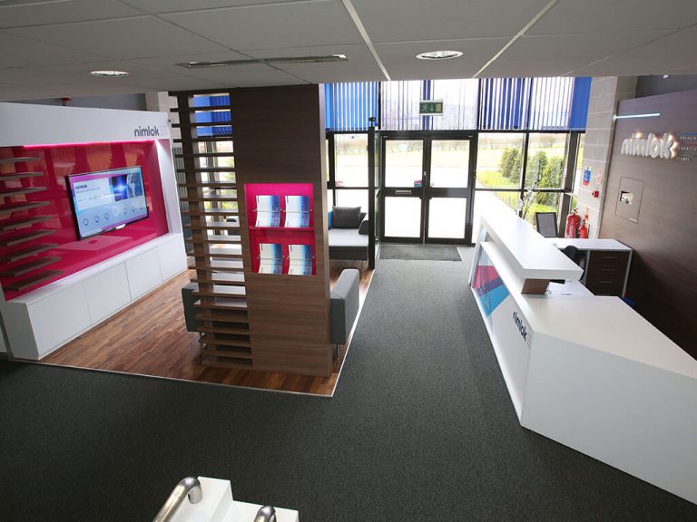 Nimlok UK reception area interior