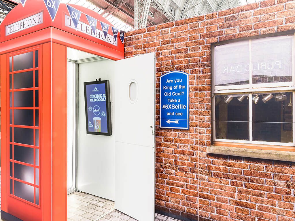 Wadworth & Co. Exhibition Stand engagement selfie booth
