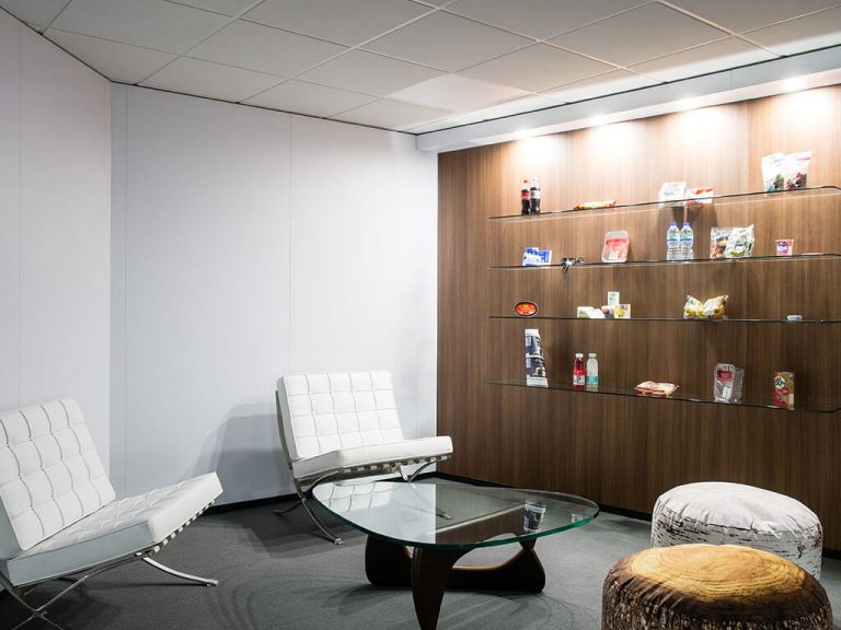 Americk Packaging revamped presentation area - seating