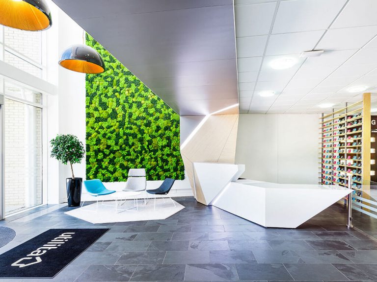 Utilita Energy revamped reception and welcome area