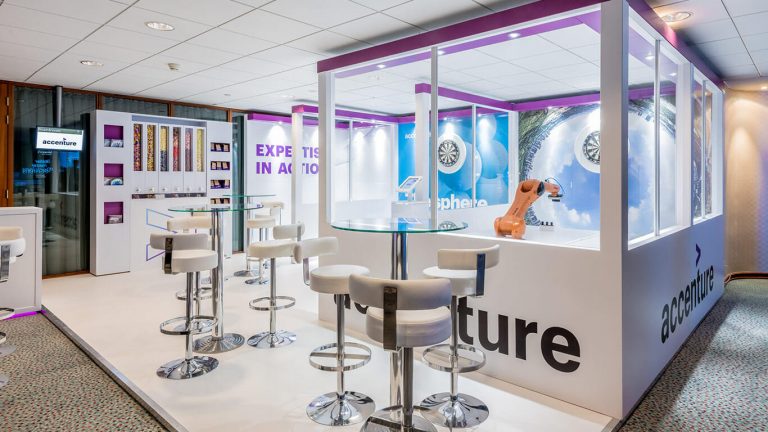 Accenture bespoke exhibition stand