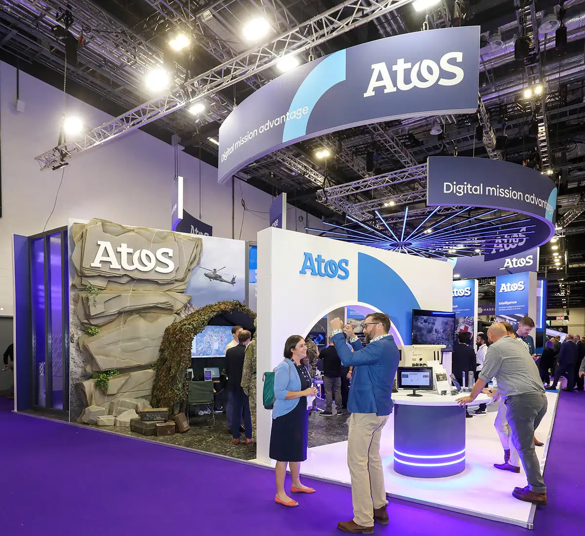 Atos case study exhibition stand